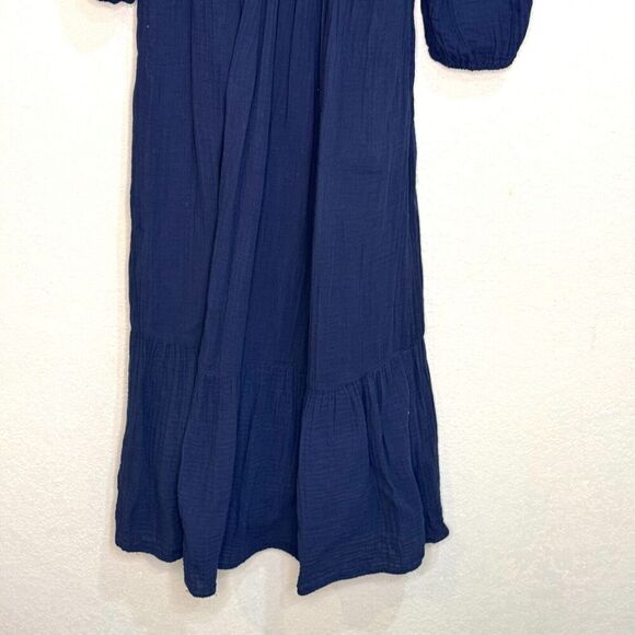Xirena Blue 100% Cotton Gia Midi Dress Size XS $297 - Picture 7 of 9